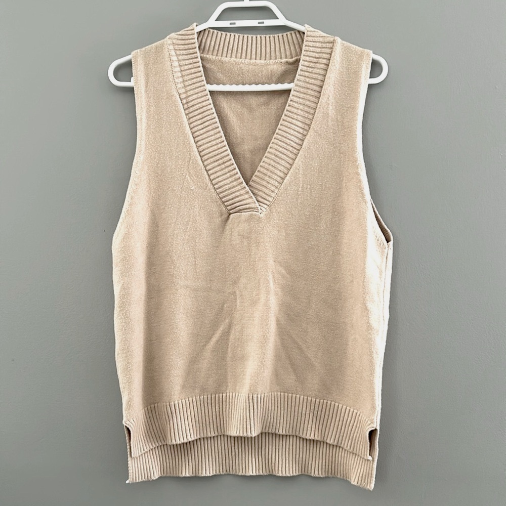 Knitted Oversized Vest